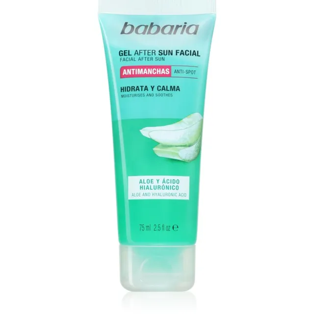 Babaria After Sunbathing Facial Gel Näogeel päevitusjärgne 75 ml
