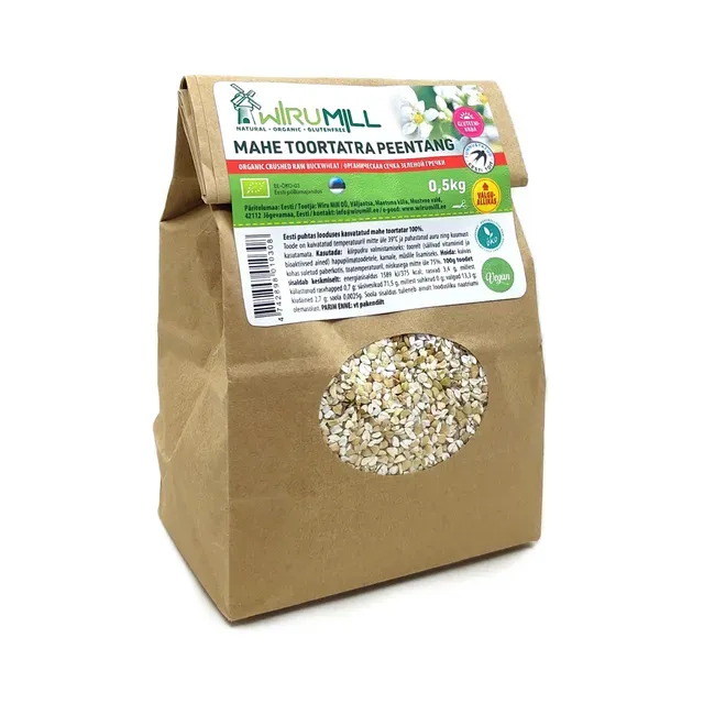 Mahe toortatra peentang, WIRU MILL, 500 g