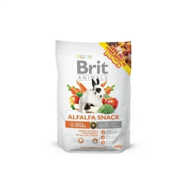 Brit Animals Alfalfa lutserni maius närilistele 100 g