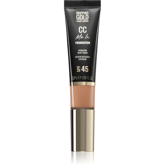 Dripping Gold CC Me In Kerge jumestuskreem SPF 45 varjund Tawny 5.5 32 ml