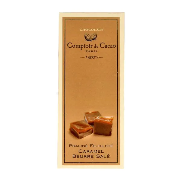 Piimašokolaad soolase karamellitäidisega PRALINE CARAMEL BEURRE SALE