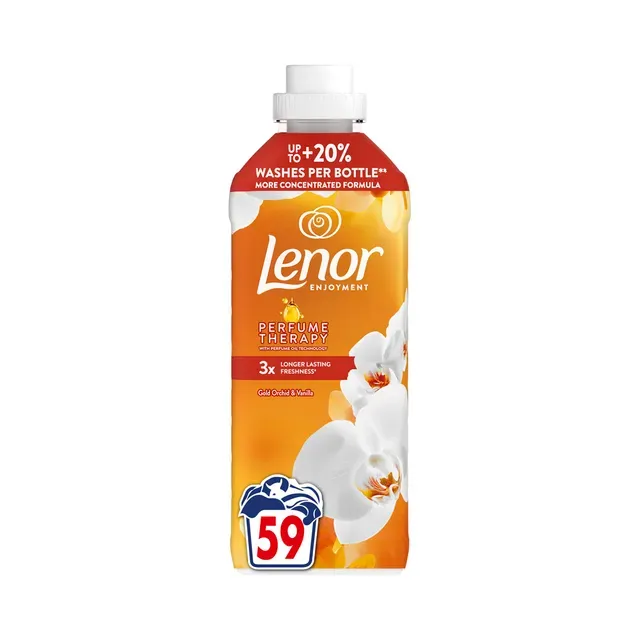 Pesuloputusvahend Gold Orchid&Vanilla, 59 pesukorda, LENOR, 1,239 L