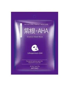 MITOMO Lithospermum & AHA Essence Mask 25g