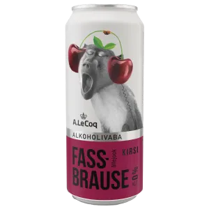Alkoholivaba õlu Fassbrause Cherry, A. LE COQ, 500 ml