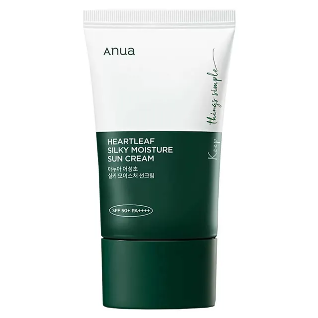 ANUA Heartleaf Silky Moisture Sun Cream SPF50 50ml