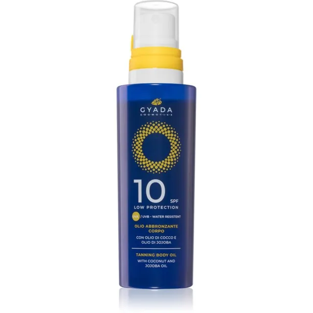 Gyada Cosmetics Solar Low Protection hooldav päevitusõli kehale SPF 10 150 ml