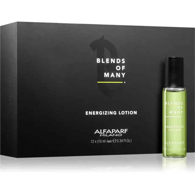 Alfaparf Milano Blends of Many Energizing Energiat andev seerum kuivadeleja kahjustatud juustele 12x10 ml