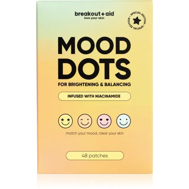 breakout + aid MOOD DOTS Plaastrid probleemsele nahale niatsiinamiidiga 48 tk