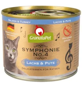 Symphonie No. 4 LÕHEFILEE JA KALKUNILIHAGA TERAVILJAVABA delikatesskonserv kassidele NATURAALSES ŽELEES