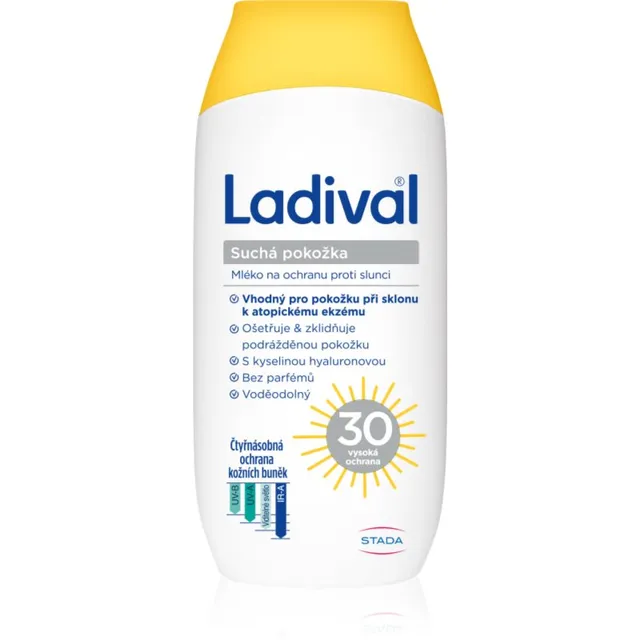 Ladival Dry Skin Päikesekaitsepiim päikesekaitseks SPF 30 200 ml
