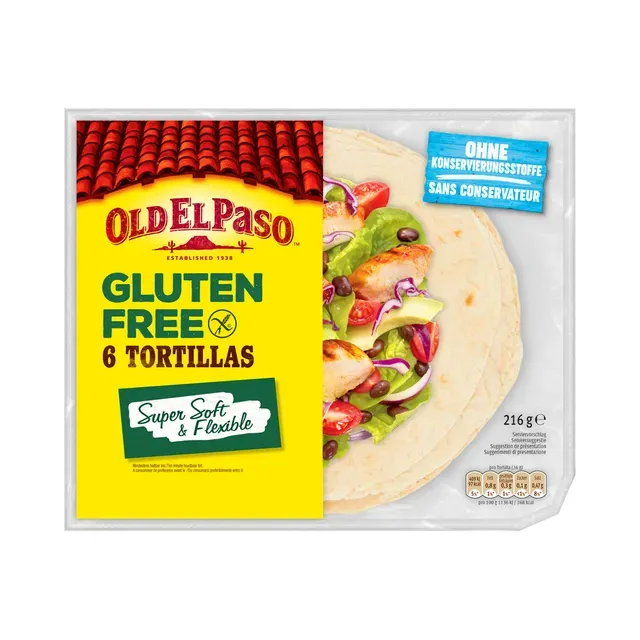 Tortilla gluteenivaba, OLD EL PASO, 216 g