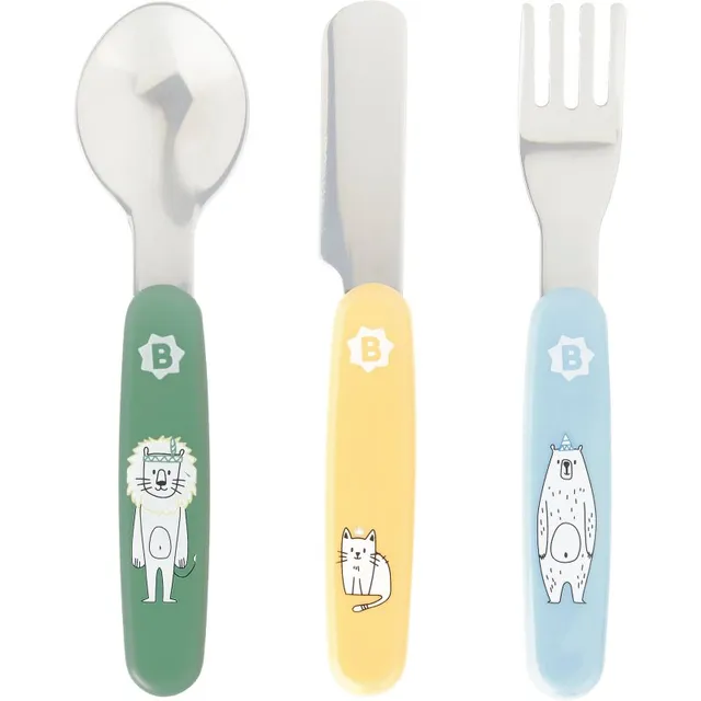 Badabulle Cutlery söögiriistad lastele 12 m+ 3 tk