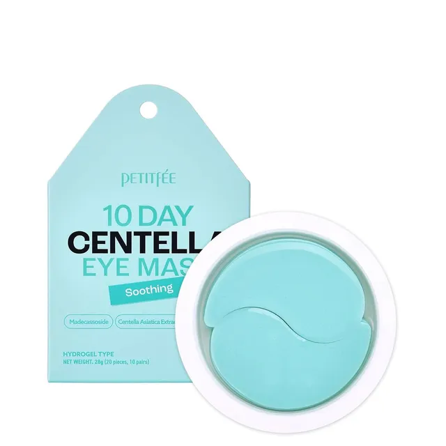 PETITFEE 10 Day Centella Eye Mask 20pcs