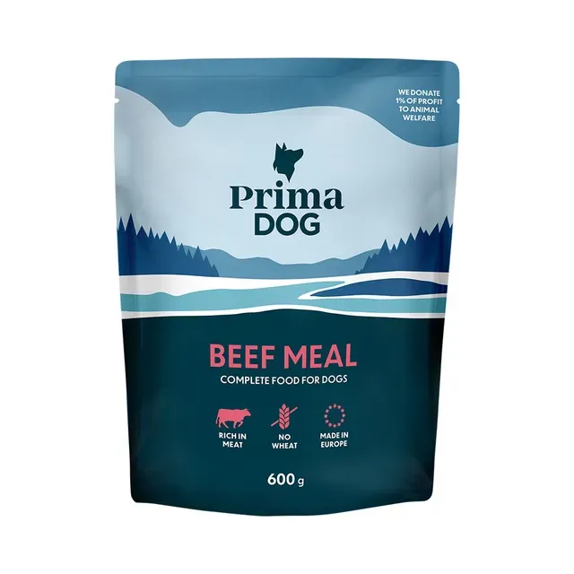 Täistoit. Koerte eine lihaga, PRIMADOG, 600g
