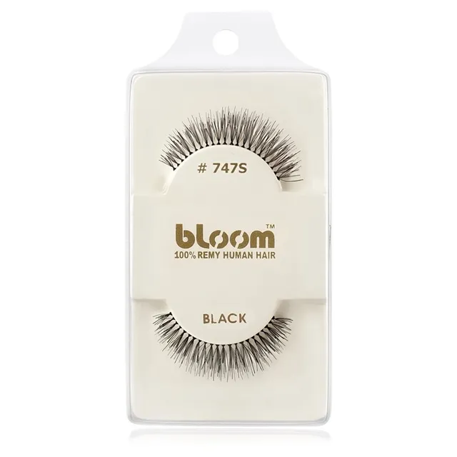 Bloom Natural Kleebitavad ripsmed inimjuustest No. 747S (Black) 1 cm