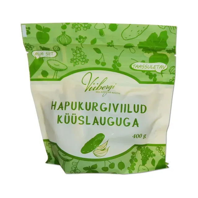 Hapukurgiviilud küüslauguga, VIIBERGI, 400 g