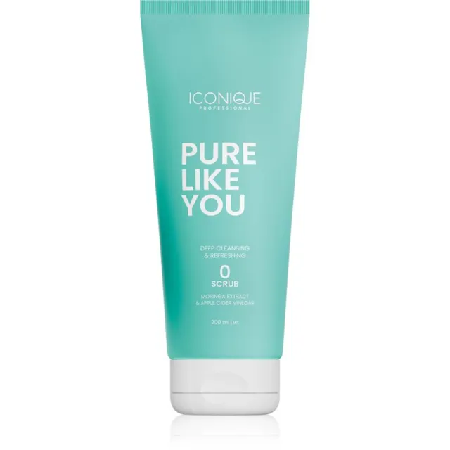 ICONIQUE Professional PURE LIKE YOU Deep Cleansing & Refreshing Scrub Puhastav koorimine rasusele peanahale 200 ml