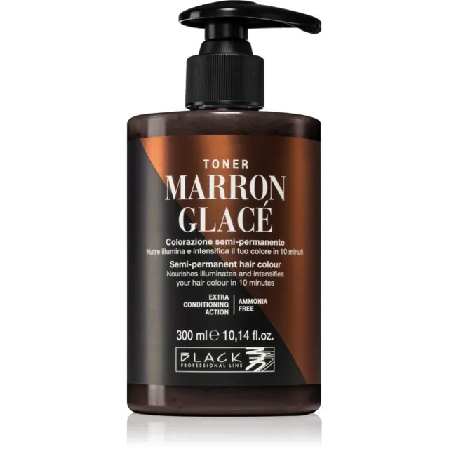 Black Professional Line Toner toonik looduslike toonide jaoks Marron Glace 300 ml