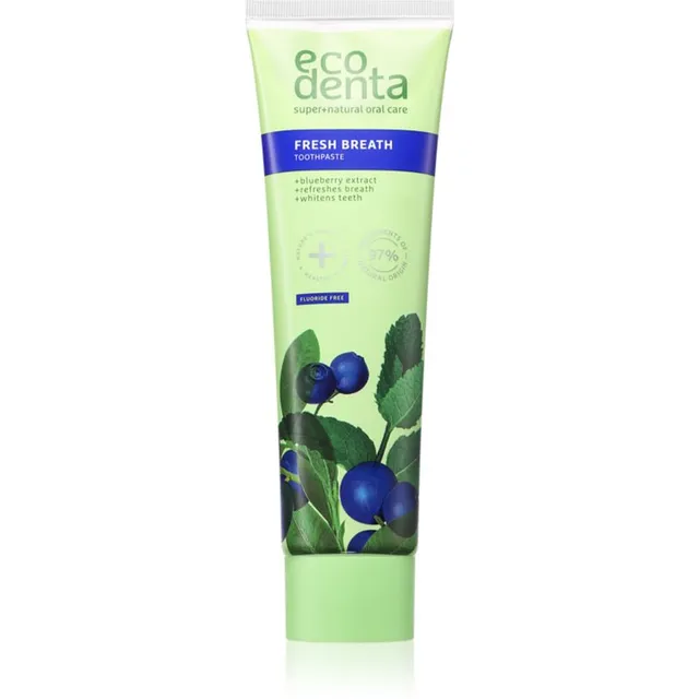 Ecodenta Fresh Breath Värskendav hambapasta valgendava efektiga 100 ml