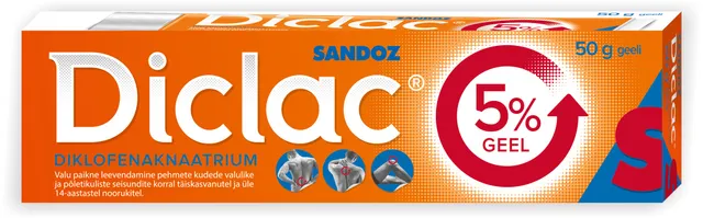 DICLAC 5% GEEL 50MG 50 g