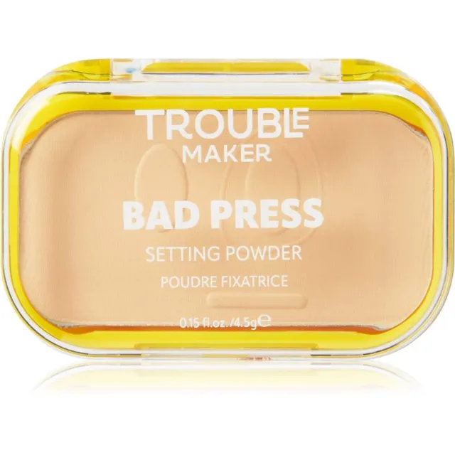 Trouble Maker Bad Press Setting Powder Viimistluspuuder varjund Click Bait Light 4.5 g