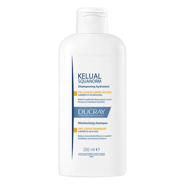 DUCRAY KELUAL SQUANORM SHAMPOON KUIVALE PEANAHALE 200ML