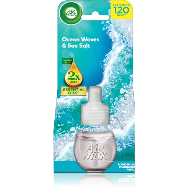 Air Wick Essential Oils Ocean Wawes & Sea Salt Elektriise hajuti täidis 19 ml