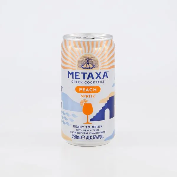 Peach spritz muu alkohoolne jook alk.5.0% vol 250ml Kreeka