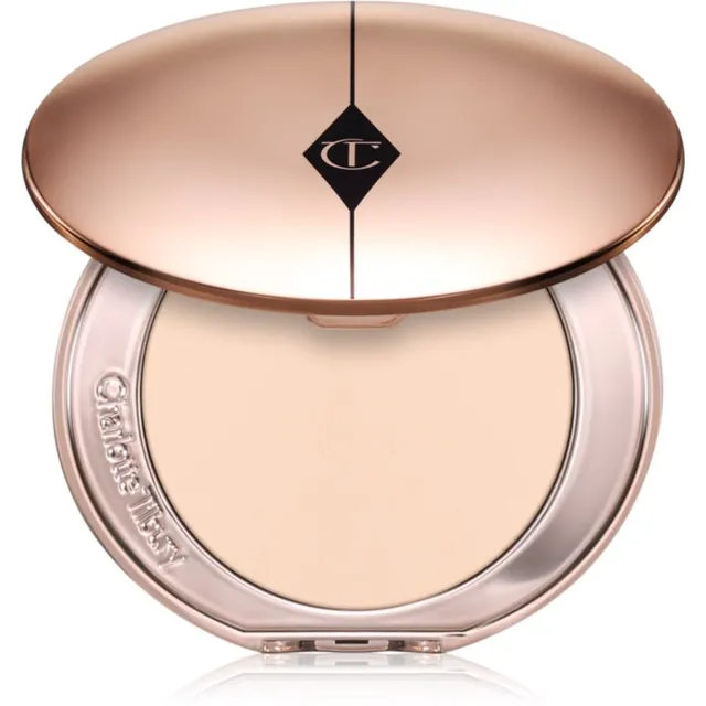 Charlotte Tilbury Airbrush Flawless Finish Valgustpeegeldav kompaktpuuder varjund 1 Fair 8 g