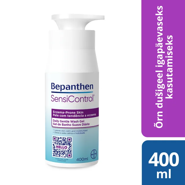 Bepanthen Sensicontrol dušigeel 400 ml