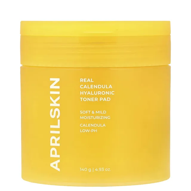 APRILSKIN APRILSKIN Real Calendula Hyaluronic Toner Pad 140g