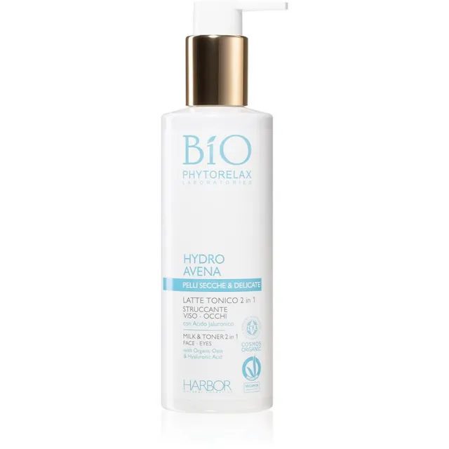 Phytorelax Laboratories Bio Hydro Avena Puhastuspiim ja nahatoonik 200 ml