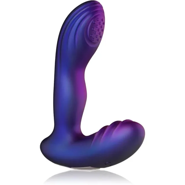 HUEMAN Galaxy Tapping Butt Plug Anaaltapp vibreeriv 14.5 cm