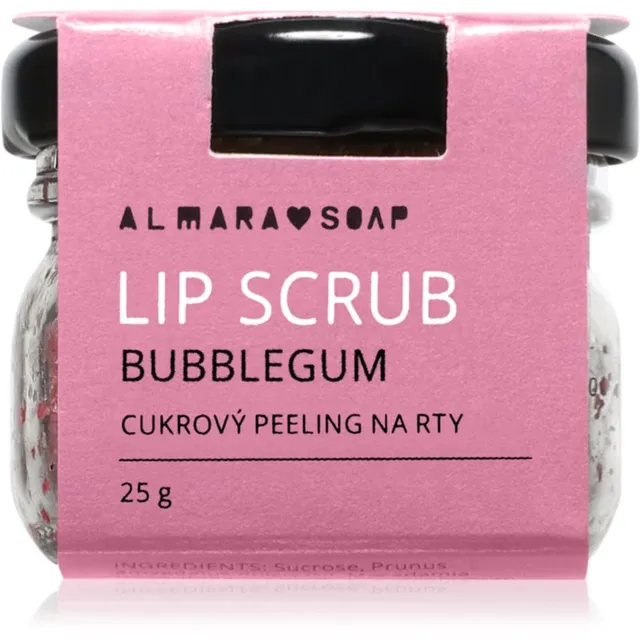 Almara Soap Lip Scrub Suhkrukoorimine huultele Bubblegum 25 g