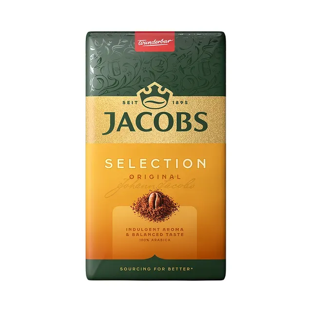 Jahvatatud kohv Selection, JACOBS, 500 g