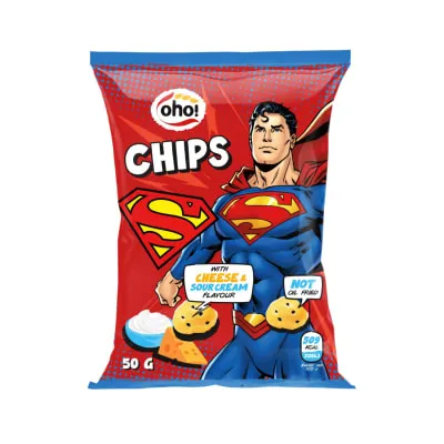 Krõp. juustu- ja hapuk. Oho Superman 50g