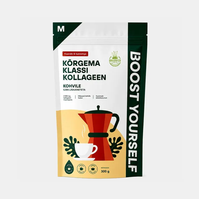 Kollageen kohvile kaarobi ja kaneeliga 300g