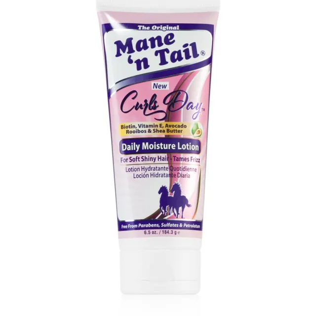 Mane 'N Tail Curls Day Daily Moisture Lotion Juustesse jäetav niisutav hooldus õhukestele juustele 192 ml