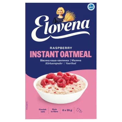 Kiirkaerapuder vaarikatega Elovena 6*35g