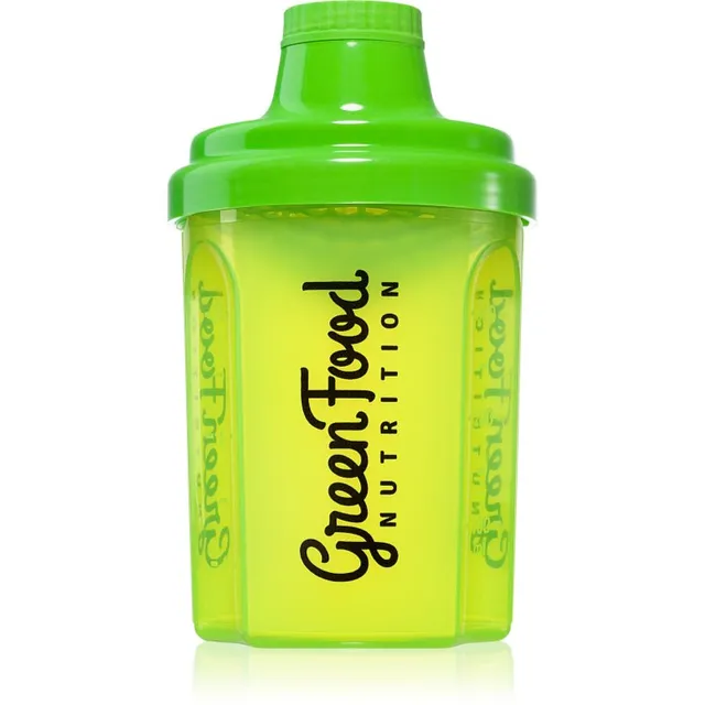 GreenFood Nutrition Shaker spordišeiker Transparent Green 1 tk