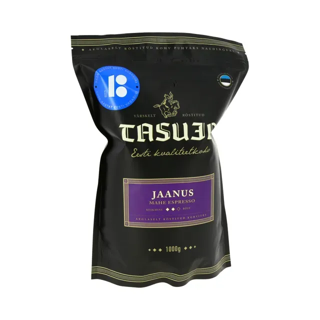 Espresso kohviuba Jaanus, TASUJA, 1 kg