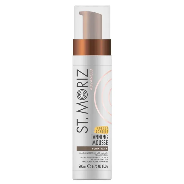 ST. MORIZ Advanced Colour Correcting Tanning Mousse Ultra Dark 200ml