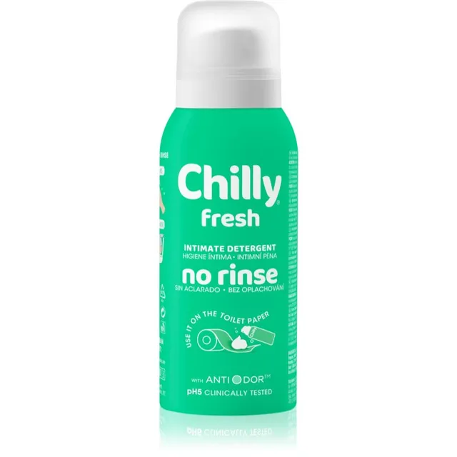 Chilly Fresh No Rinse Värskendav puhastusvaht intiimhügieeniks 100 ml