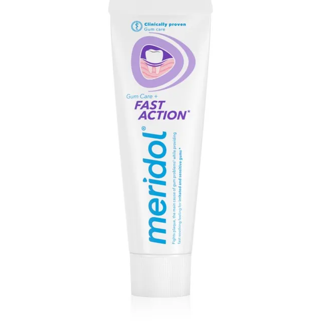 Meridol Fast Action Igemeid kaitsev hambapasta tundlikele hammastele 75 ml