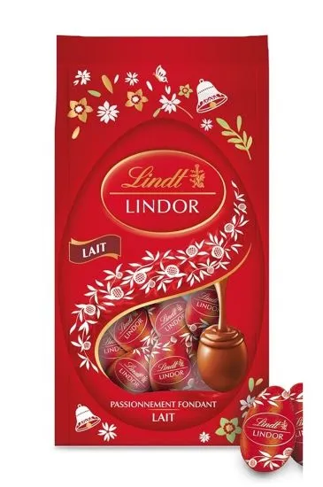 Lindt Lindor piimašokolaad Lihavõttemunad 180g