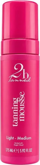 2B Tanned Self Tanning Mousse (200mL) Light/ Medium