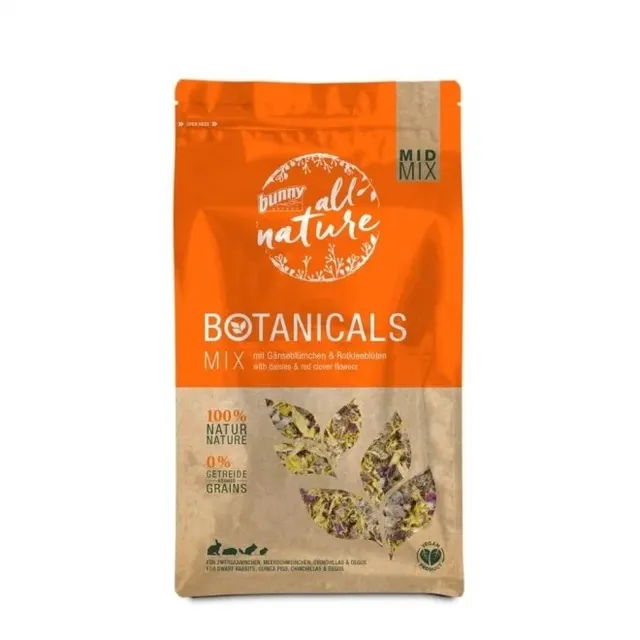 Bunny Botanicals MidMix maius, karikakrad ja punase ristiku õied, 140 g
