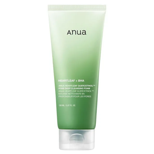 ANUA Heartleaf + BHA Quercetinol Pore Deep Cleansing Foam 150ml