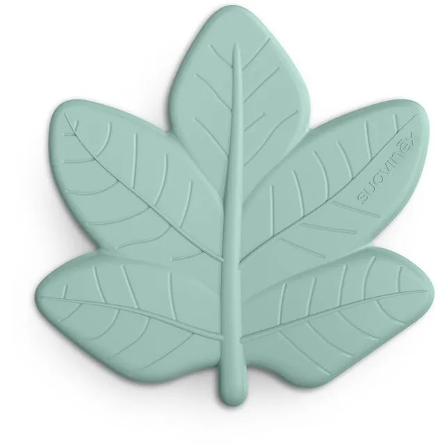 Suavinex Poetry Forest Leaf Teether närimismänguasi 0 m+ Green 1 tk