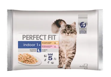 Kiisueine PERFECT FIT Indoor Mix 4x85g